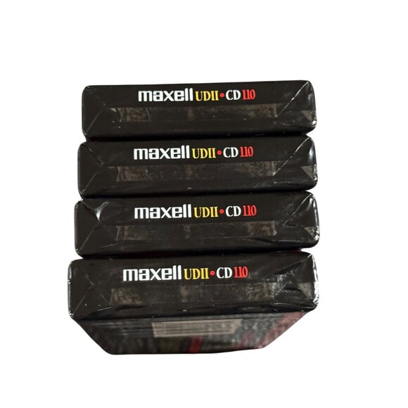 Maxell UDII 110 Type II High Bias Audio Cassette Tapes Lot of 4 Factory Sealed - Picture 6 of 7